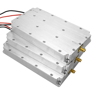 Aluminum Alloy 50W RF Amplifier Module Super Frequency Band 5000-6000MHz Signal Source For Jammer Application