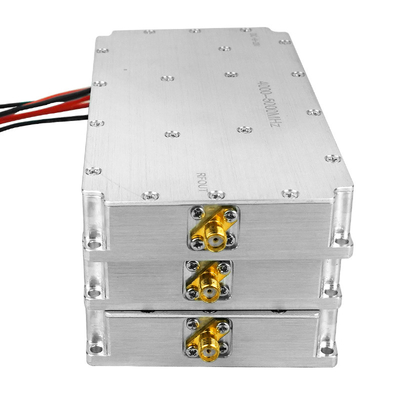 Aluminum Alloy 50W RF Amplifier Module Super Frequency Band 5000-6000MHz Signal Source For Jammer Application