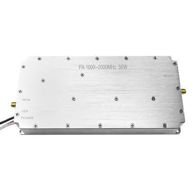 Wide band 47dbm 50W 100W 1000-2000MHz 830-935MHz  power amplifier anti drone FPV jammer module