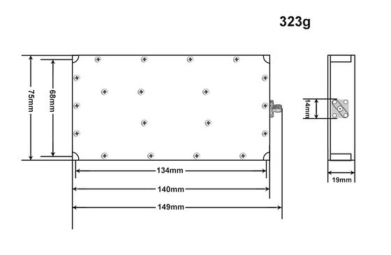 Broad band 12-28V 5000-6000mhz signal source module generator for communication area