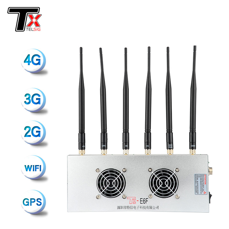 Six Channel Mobile Phone Signal Jammer For Conference Rooms