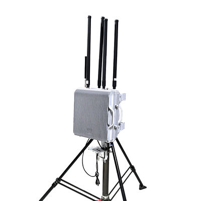 6 sets 360° 10KM in één drone jammer & detector groot buitensysteem