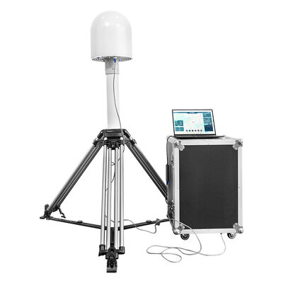 Software-instelbare, vaste drone-detector met een bandbreedte van 700-6300 MHz